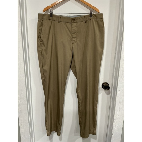 Nike Other - Nike Golf, Dri-fit Golf Pants, Men's 40x32, Beige, Flat Front, Stretch